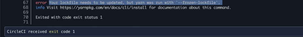 frozen-lockfile